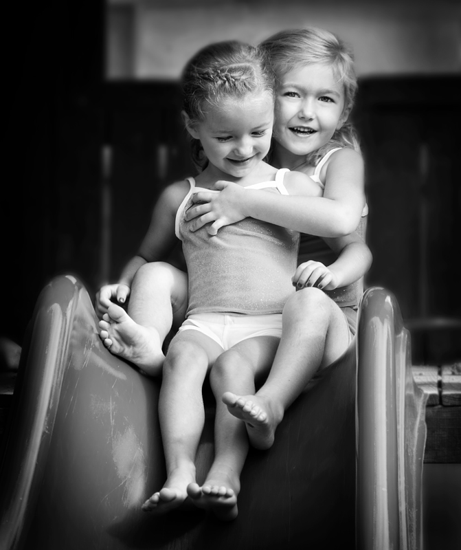 Best Friends on the Slide