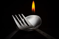 Candlelit Spoon and friendly fork!