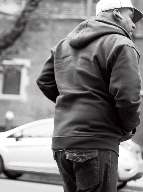 Man with Bluetooth, New Haven