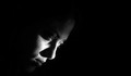 The half lit face