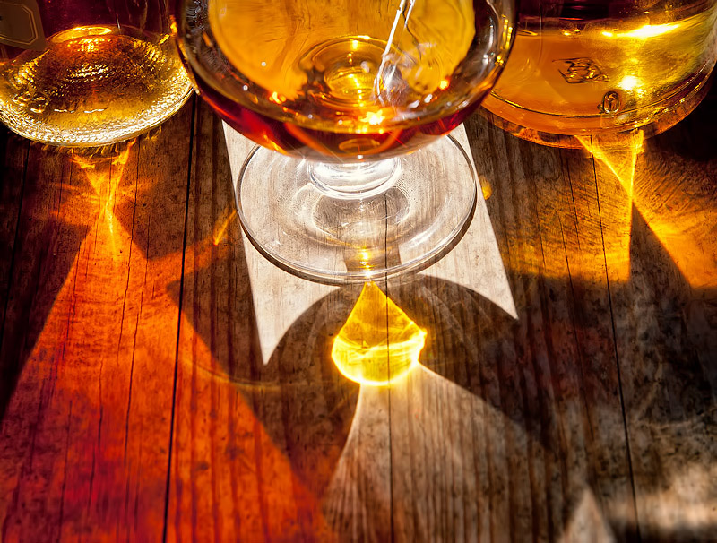 Seeking clarity through the bottom of a glass