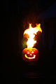 Treat or Trick on fire