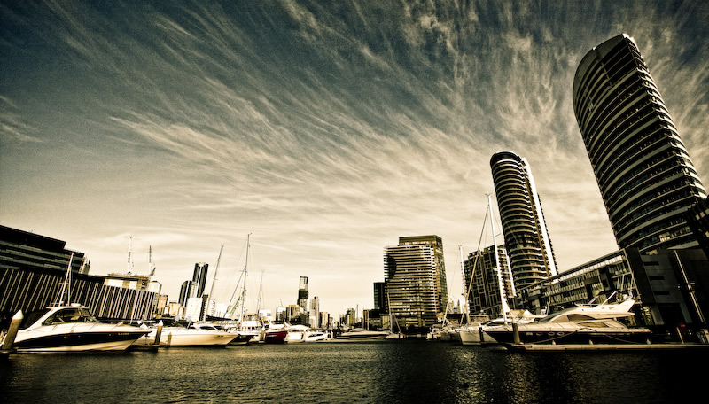 Cirrus Over Docklands