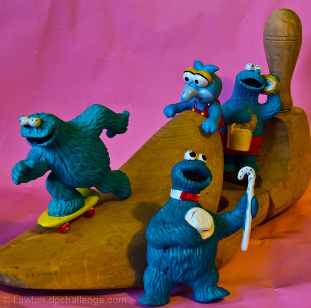 Cookie Monsters at play