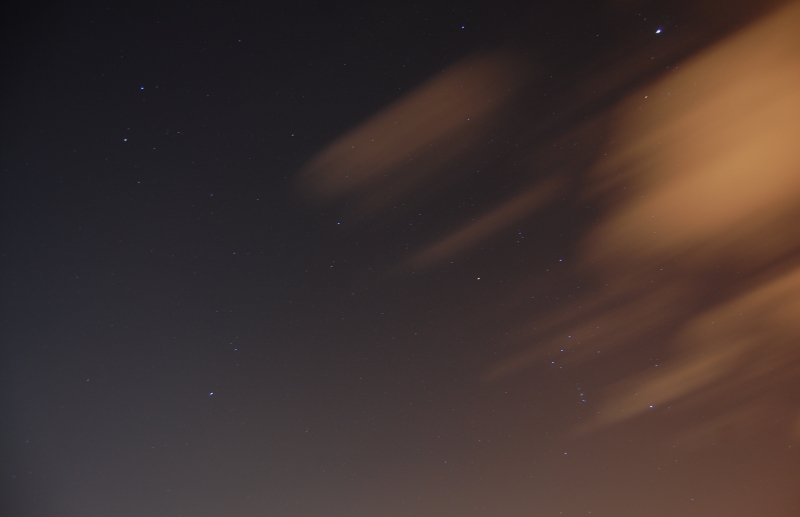 Clouds over Orion