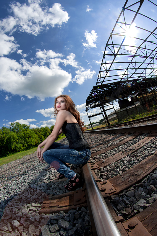 Waiting for the train