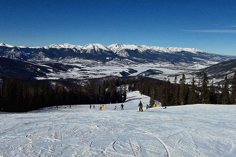 From the top of Keystone Ski Area