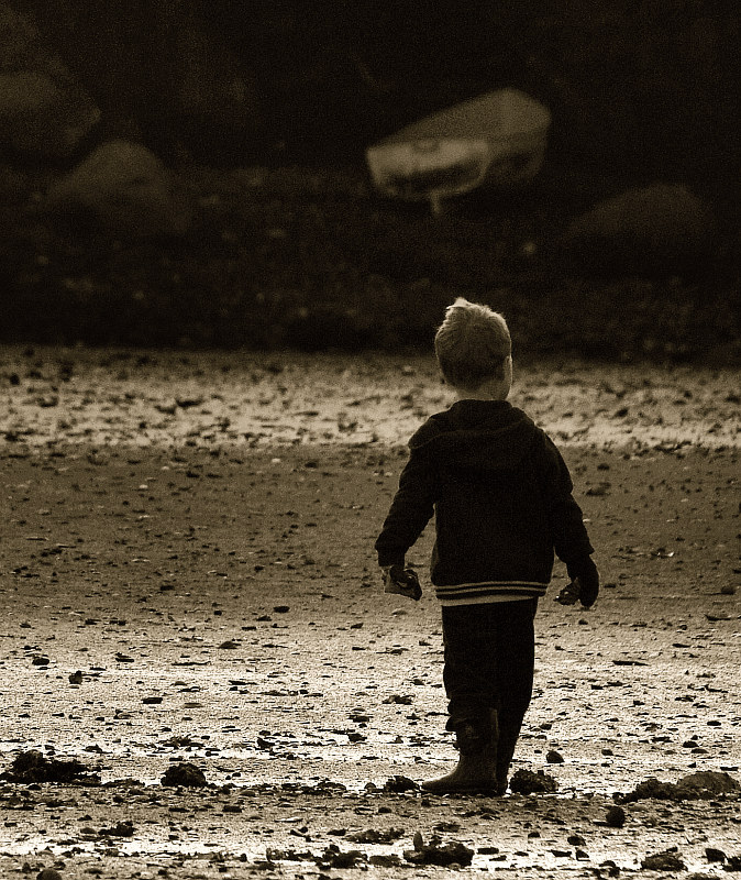 sur le plage