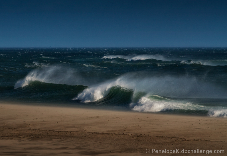 I have seen the white hair of the waves blown back... —T.S. Eliot