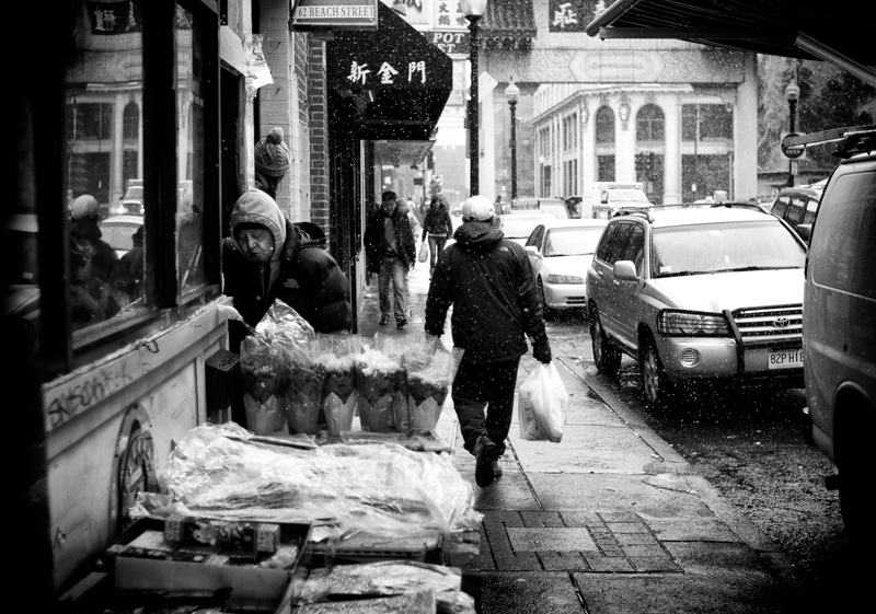 Chinatown Under the Snow