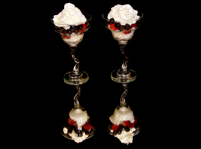 Berries and Cream Reflections