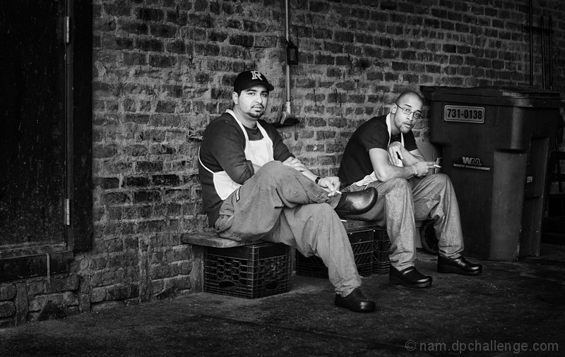 Smoke Break Surprised