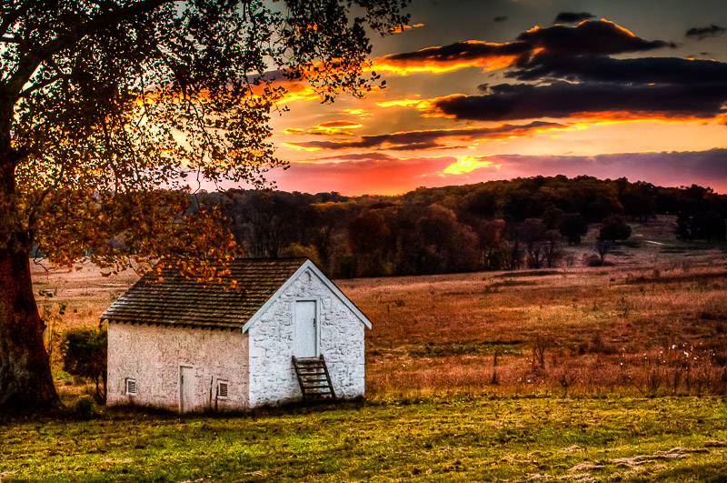 Spring House, Sunset Light