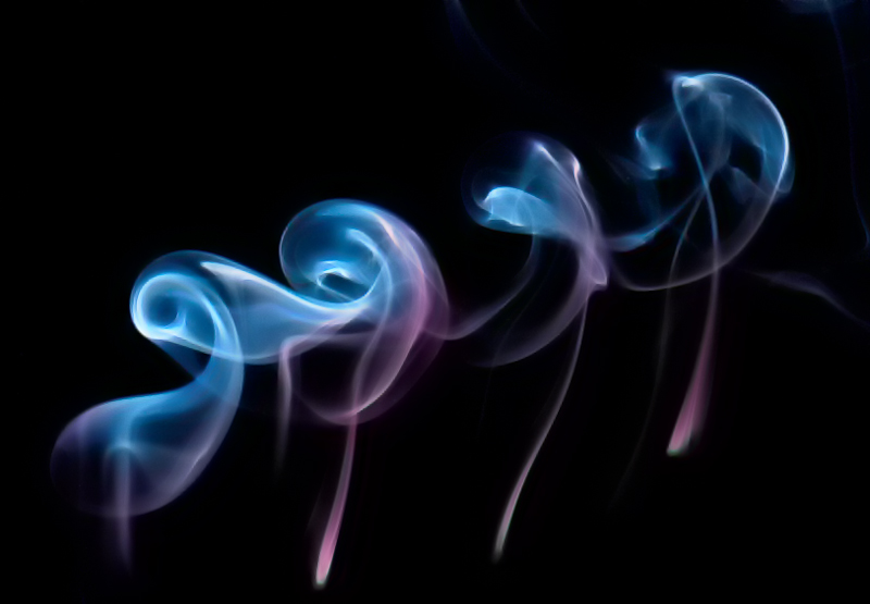 dancing smoke