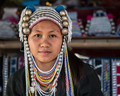 Akha Hill Tribe Woman - Street Portrait