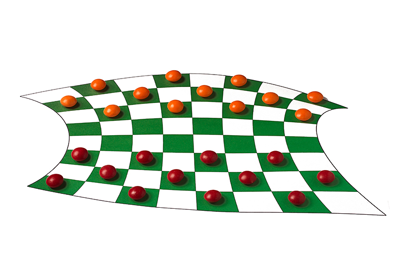 Skittle checkers