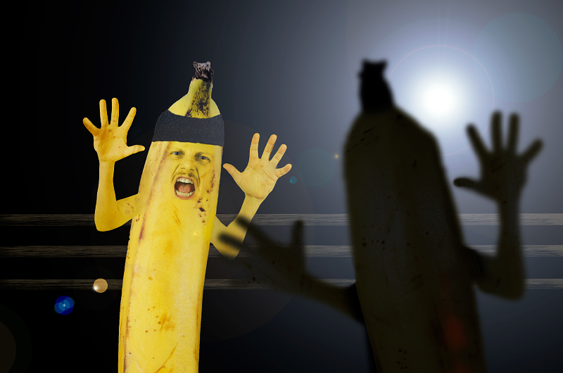 Banana wrestling