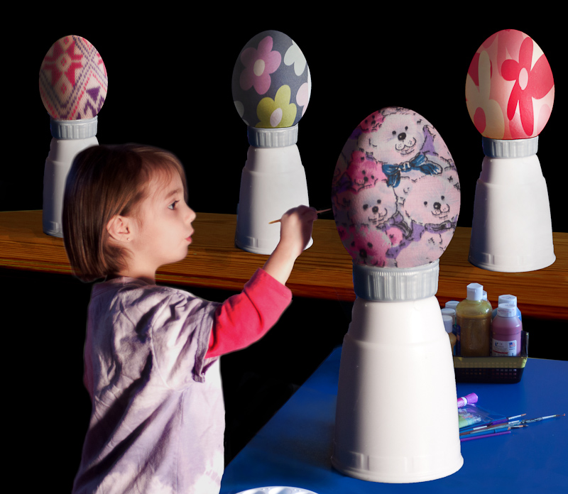 Painting Eggs is Child's Play