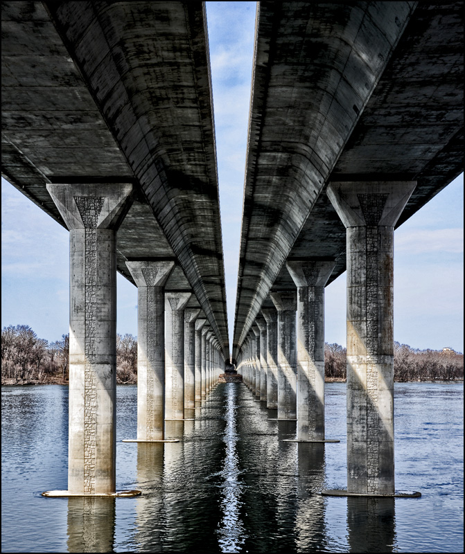 Under the Turnpike Bridge....