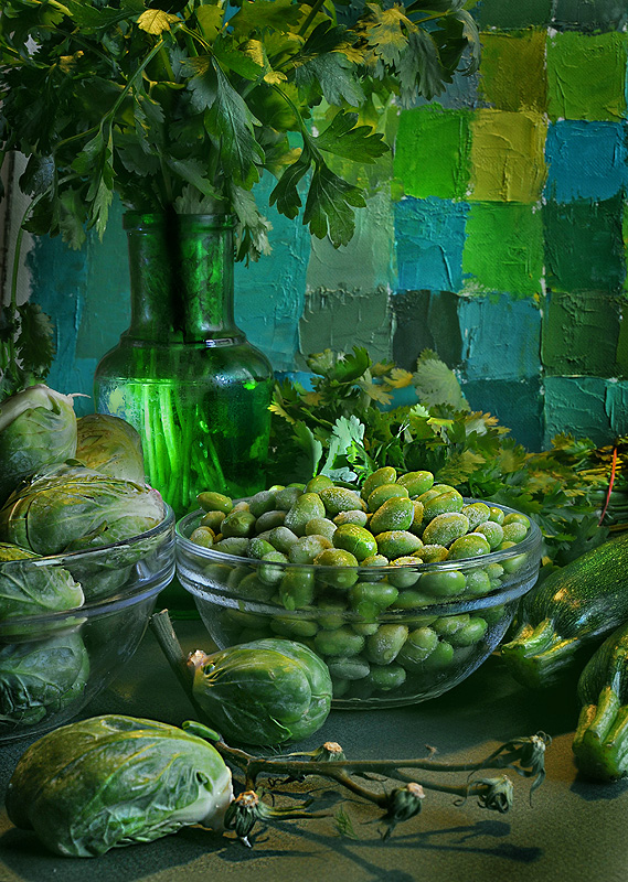 study in green