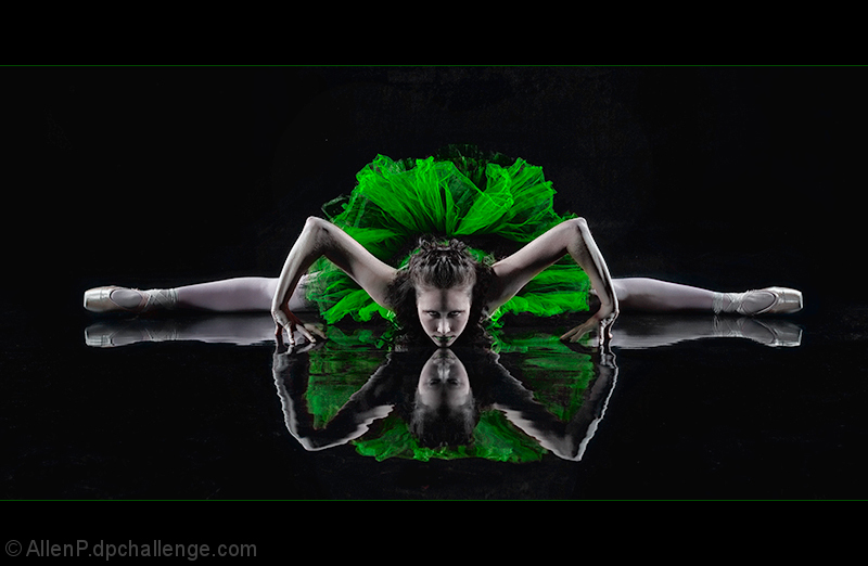 Ballerina in Green