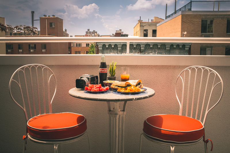 east village balcony snack