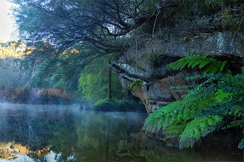 morning at the rock pool