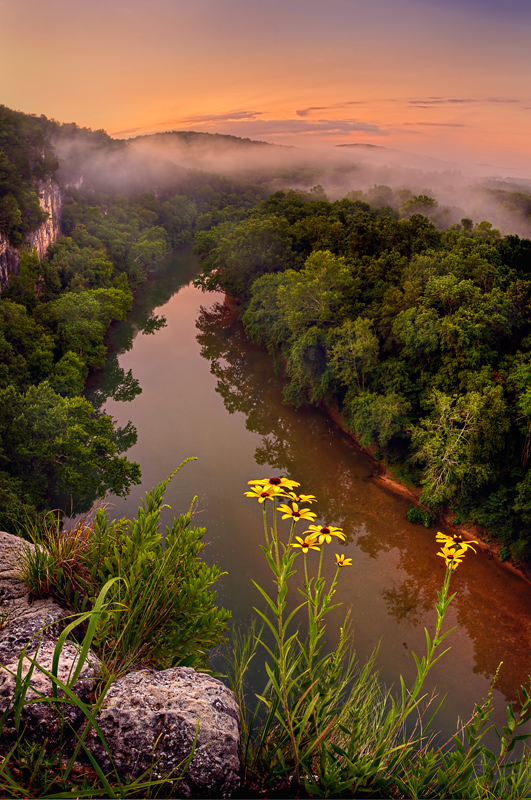 The bend in the river