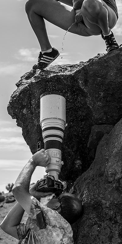 A frustrated desert photographer becomes desperate in his search for 