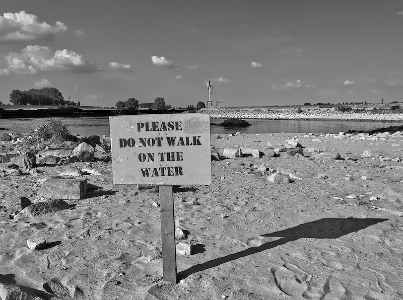 Please Do Not Walk On The Water