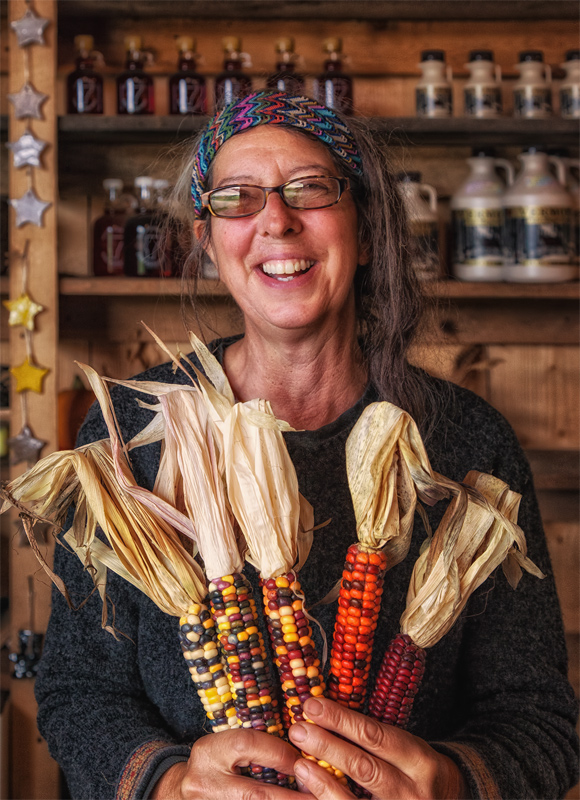 Cecile Leriche and her Farmstand Maize