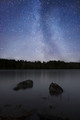 Starlit lake