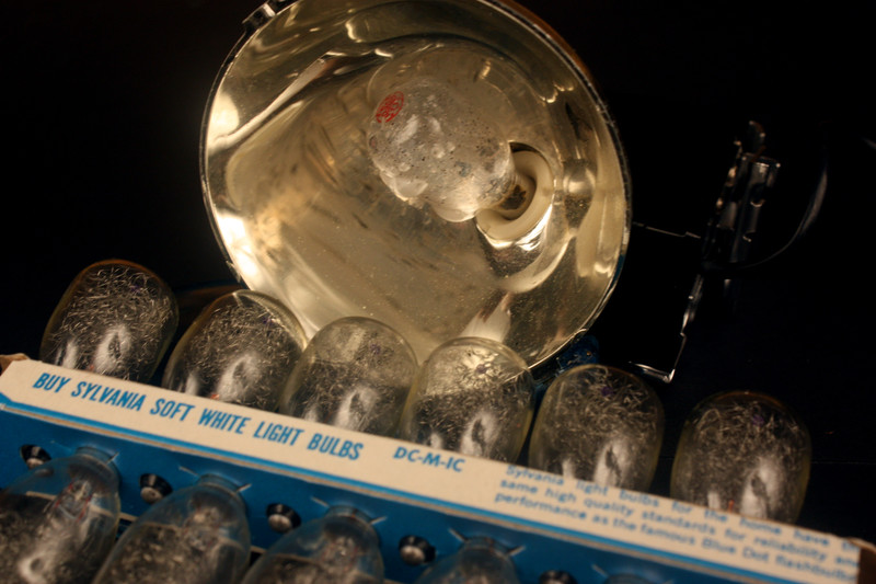 old glass light bulbs