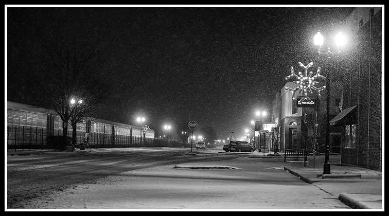 Snowy Main Street