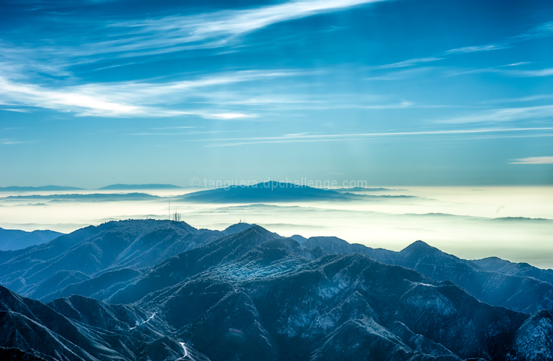crystal clear morning with fog