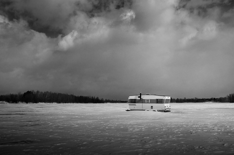 Ice-Fishing in Luxury