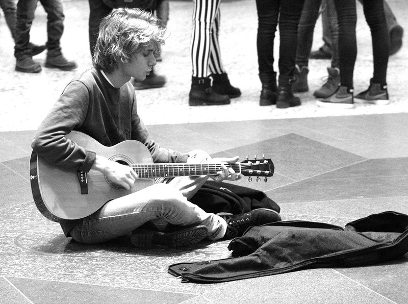 young street musician