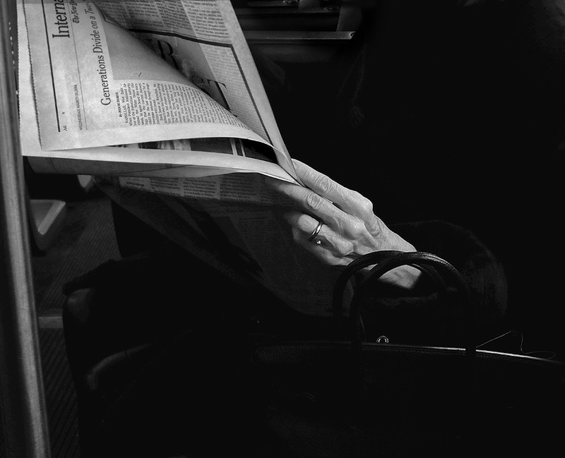 black on white and shades of grey