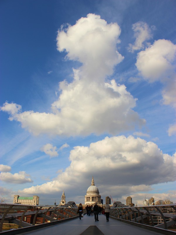 St. Paul's Cathedral from Millenium Bridge