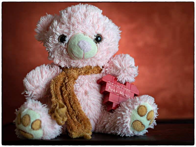 Mrs. Snuggles is wishing you to get well soon.
