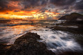 The Sunrise And The Surging Sea