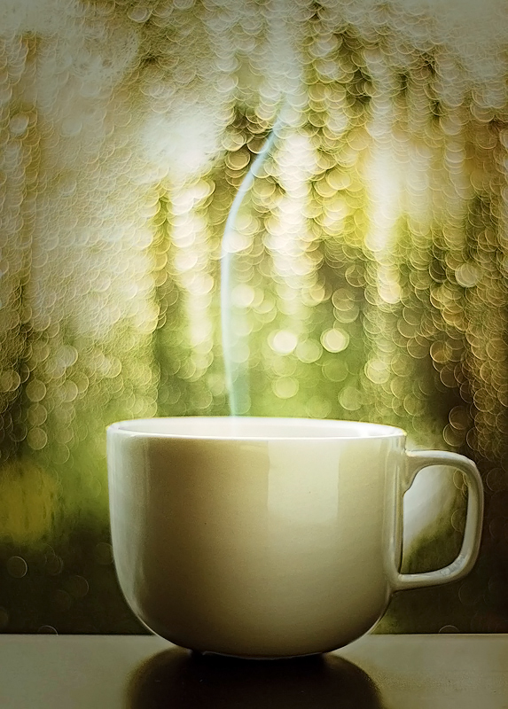 Coffee Served With Rain