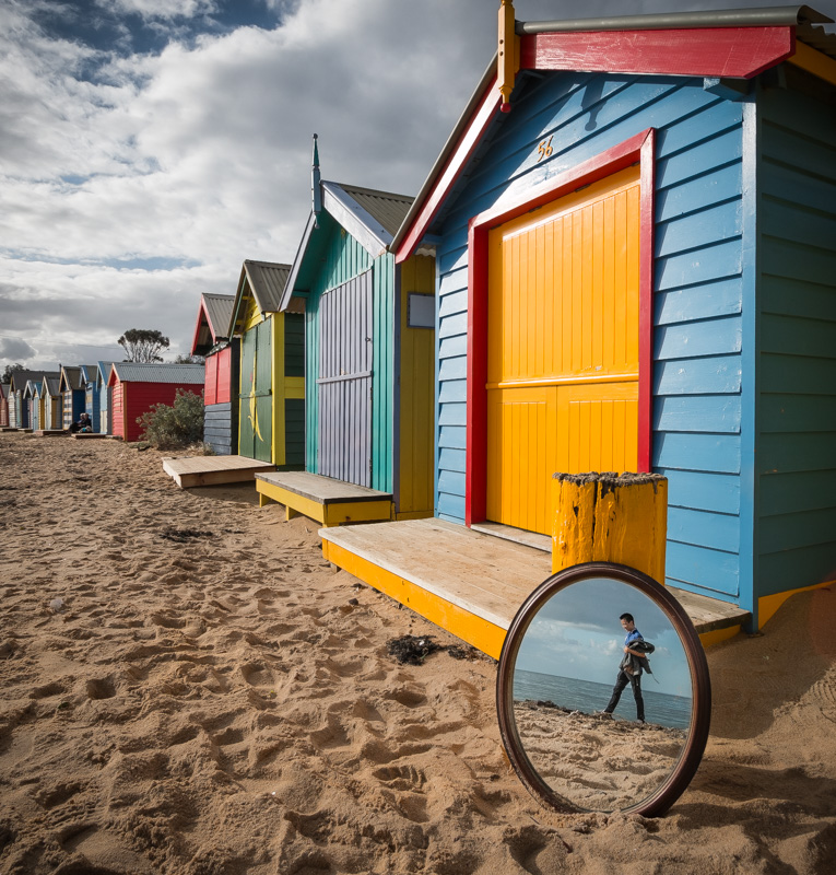 One Beach, Two Views