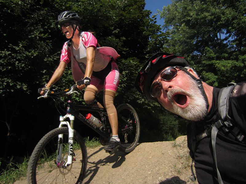 Mountain Biking Selfie