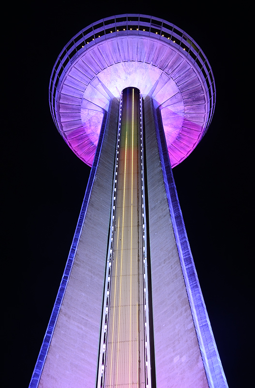 Into the tower