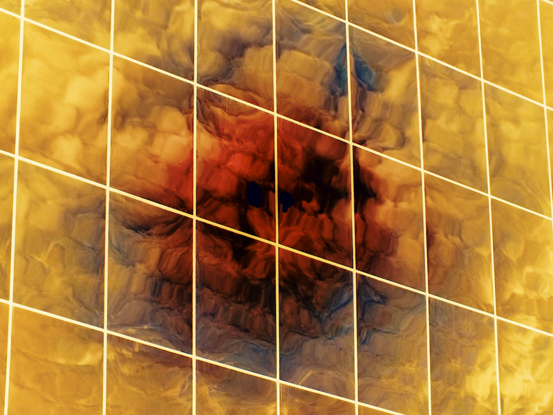 ...God's holy fire As in the gold mosaic of a wall...