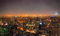 city in dawn