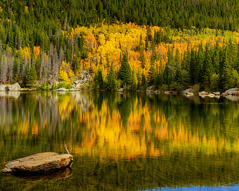 Alpine Autumn at the Lake