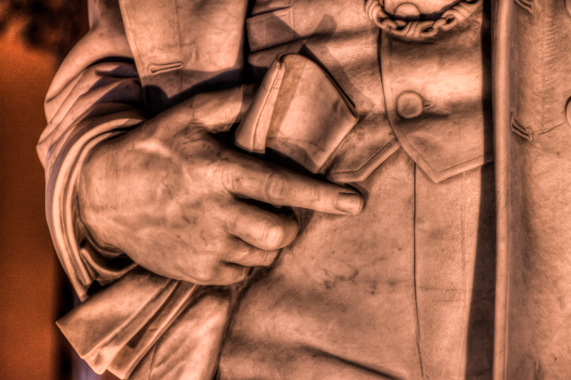 James A. Garfield Memorial Detail