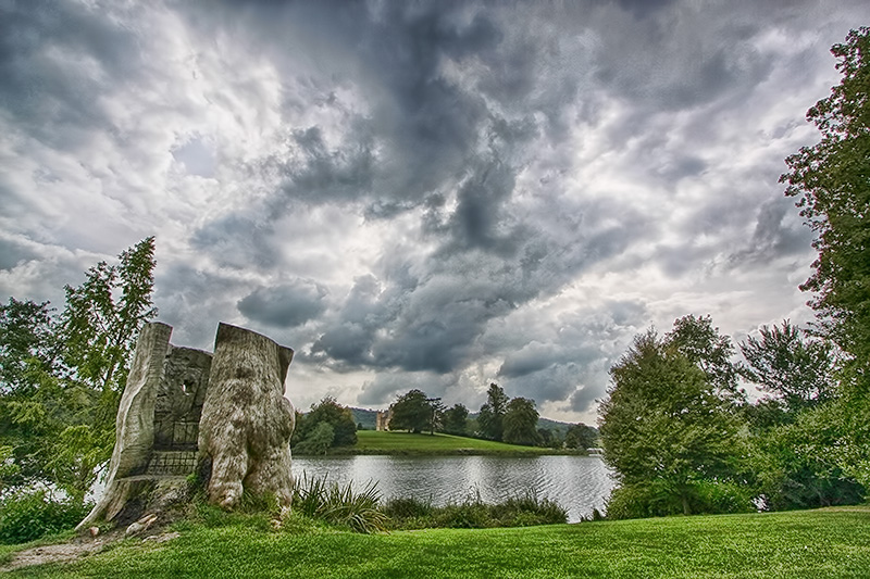 Clouds over Sherborne Castle